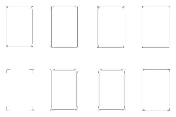 Bundle of Decorative Frames. Set 11: A Designer's Vintage Toolkit