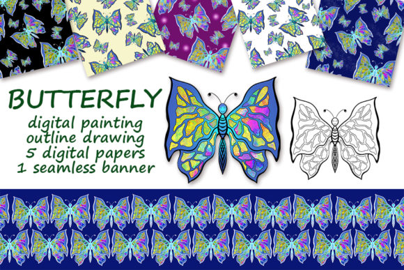 Butterfly Decorative Drawing and Pattern: A Designer's Guide