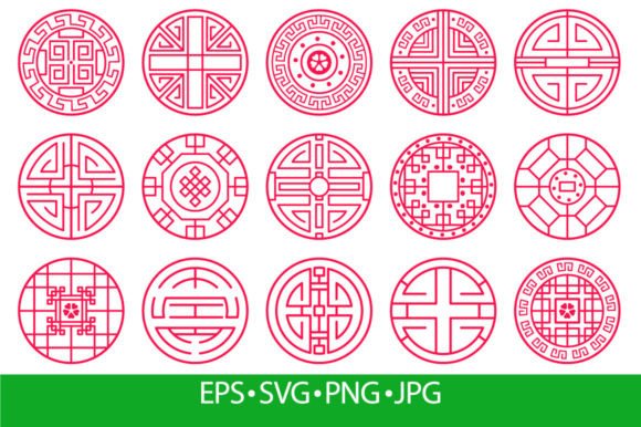 Chinese Oriental Decorative Ornament: A Guide to Festive Frame Design