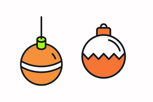 Christmas Decorative Ball Illustration: A Festive Design Asset