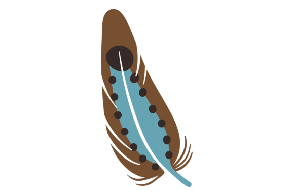 Color Feather: Decorative Bohemian Elements for Creative Projects