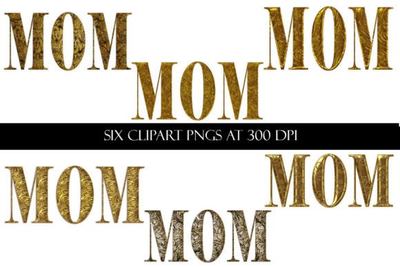 Decorative Gold Mom Clipart: A Designer's Guide