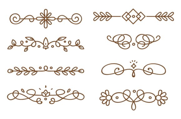 Elevate Your Designs with Swirly Decorative Dividers