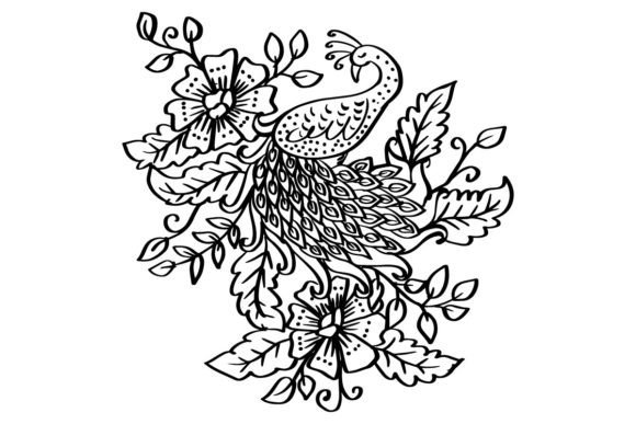 Embrace Elegance: Using Drawing Decorative Beautiful Peacock