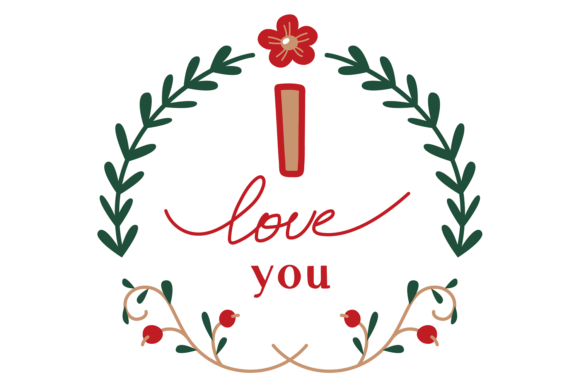 I Love You Decorative Element: A Romantic Design Essential