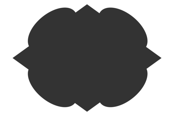 Vintage Black Frame. Decorative Label. B: A Designer's Versatile Asset